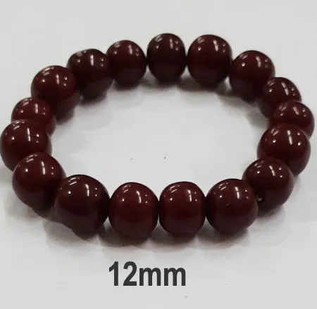 10 Pcs Pack Size about 12mm,Round, Resin Beads, Maroon Color,