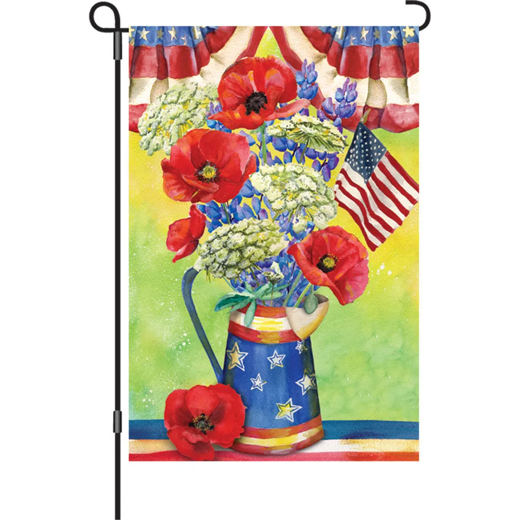 12 in. Flag - Patriotic Bouquet