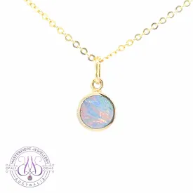 14kt Yellow Gold Opal pendant