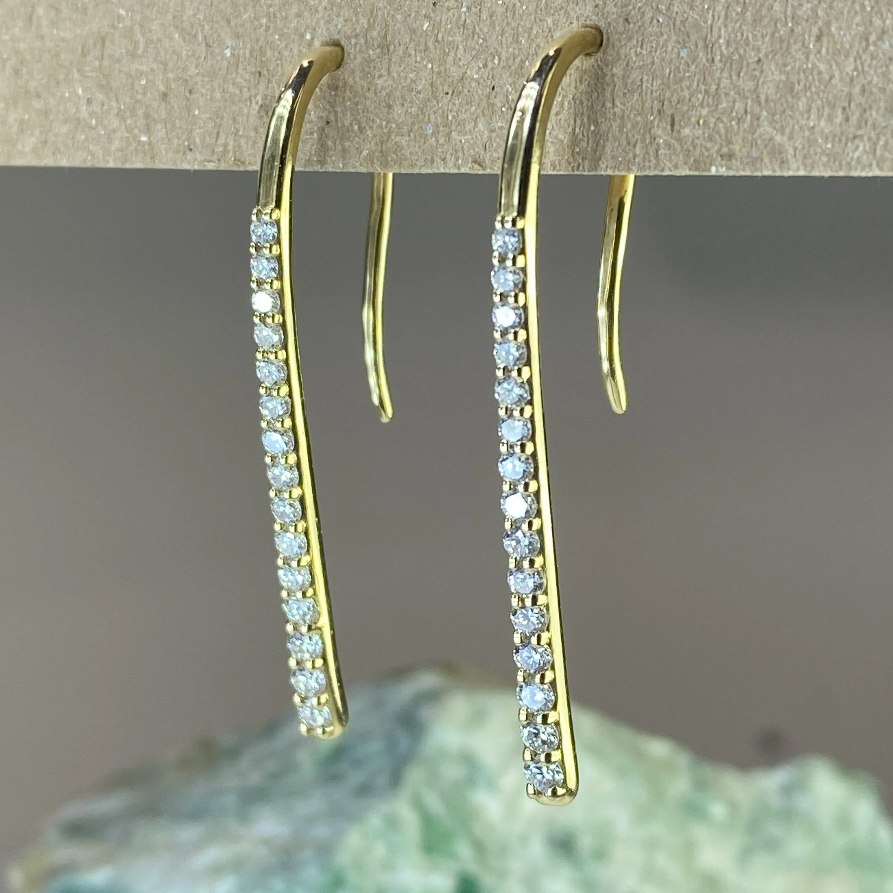 Accented Drop Earrings