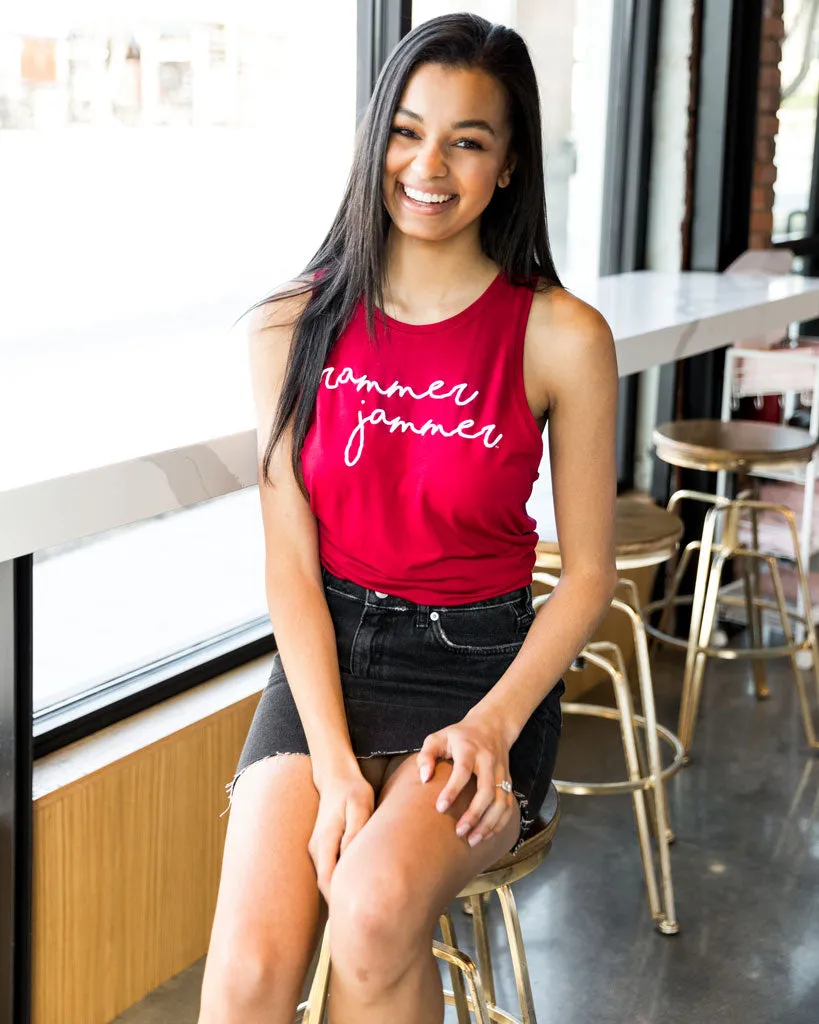 Aggies Pride Script Open Back Tank