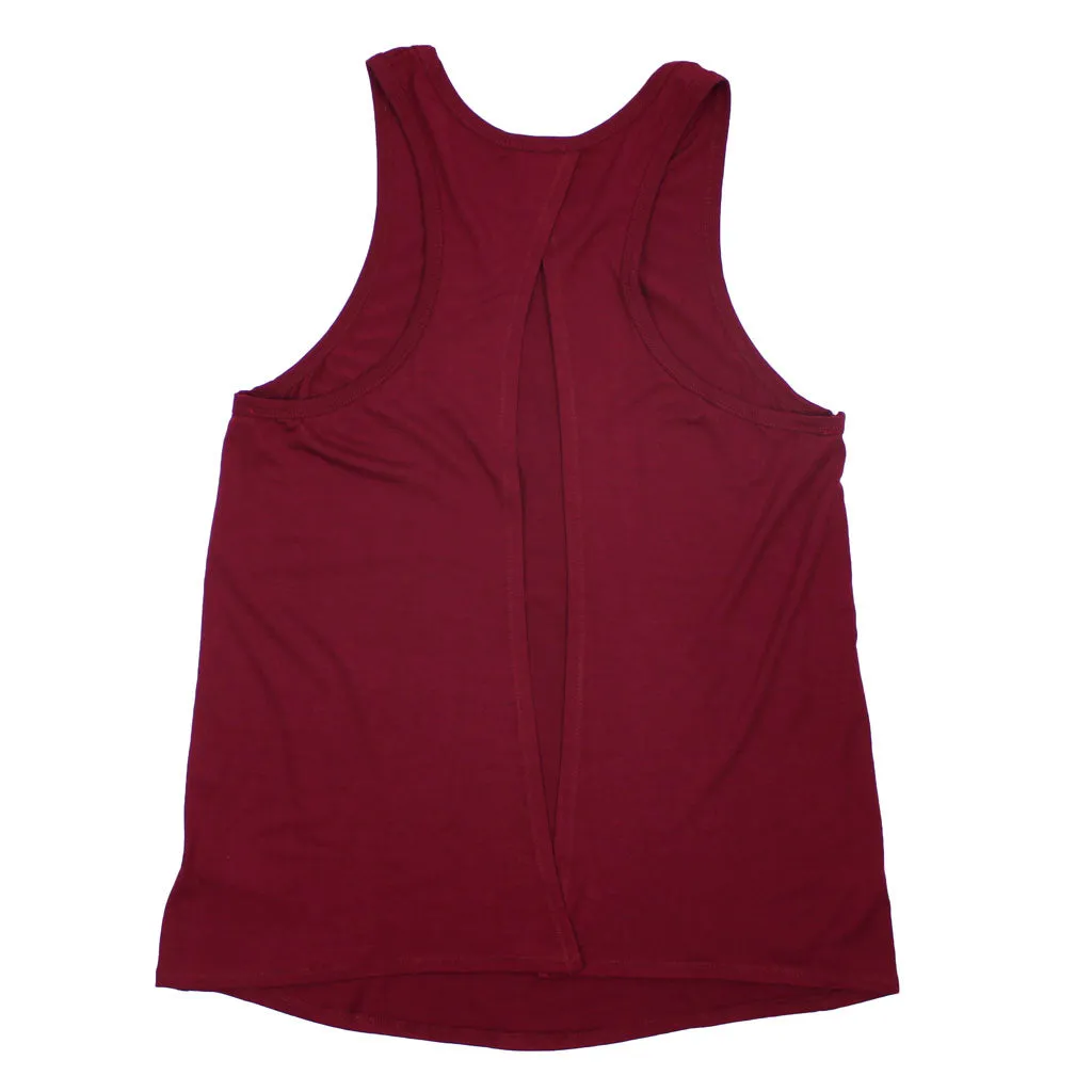 Aggies Pride Script Open Back Tank