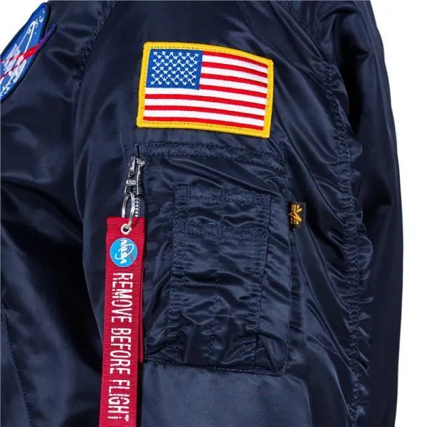 ALPHA INDUSTRIES - Men - MA-1 Nasa Core Jacket - Navy