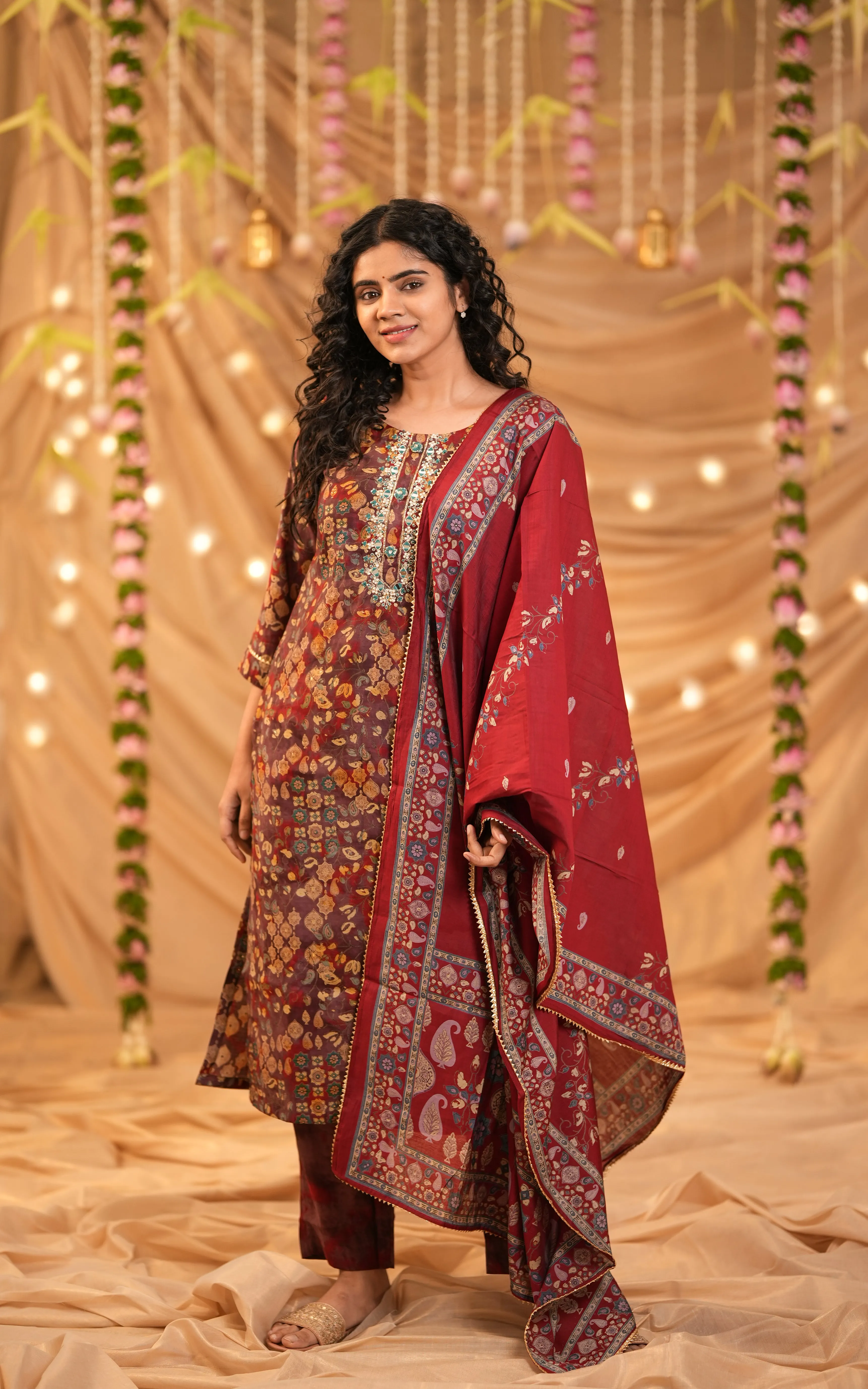 Anicham A  (Kurti Pant Dupatta)