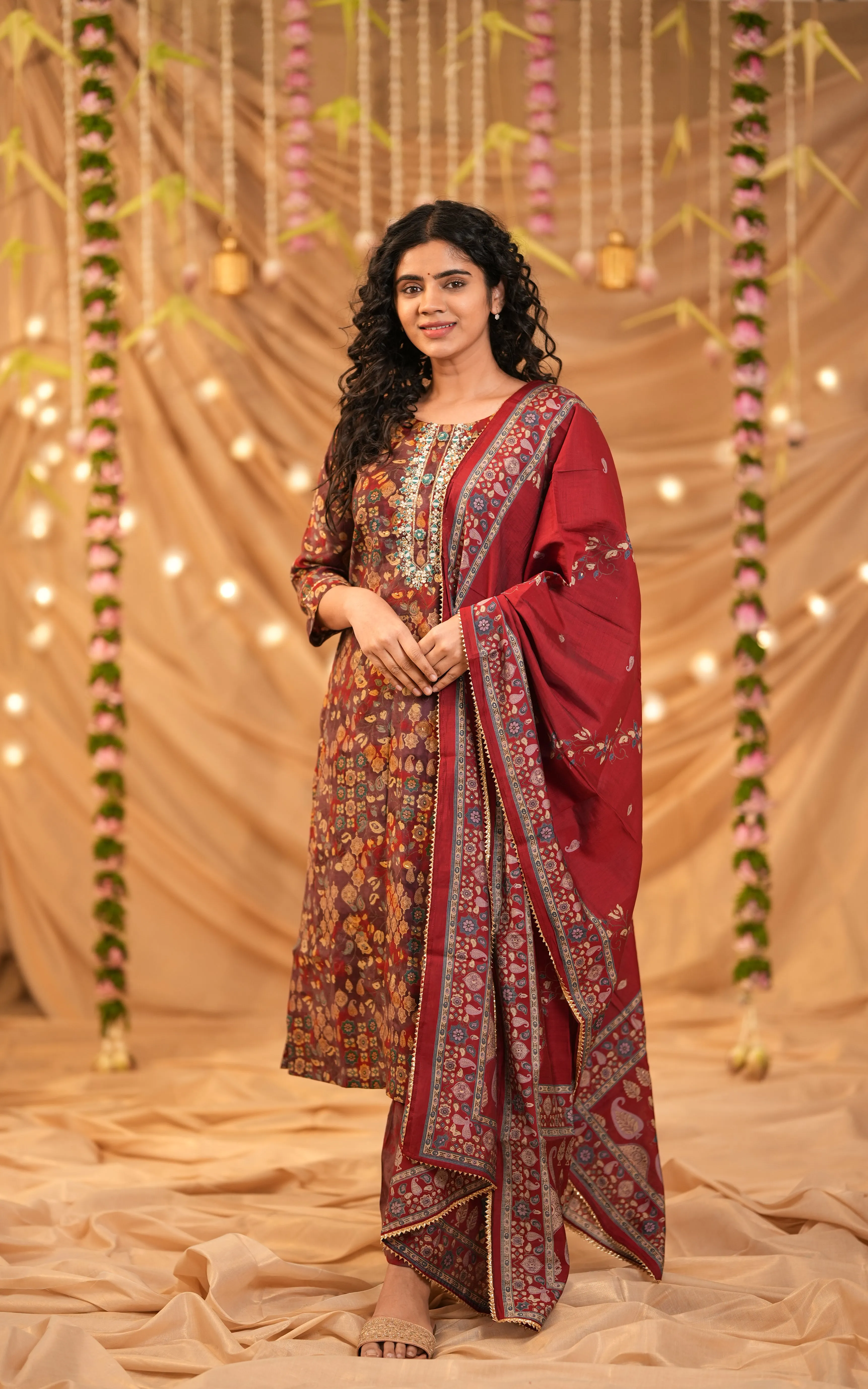 Anicham A  (Kurti Pant Dupatta)