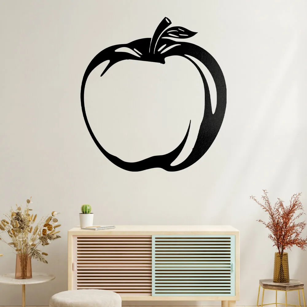 Apple Outline Vector Design