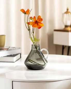 'Artful Glass' Decanter Glass Vase - Smoke