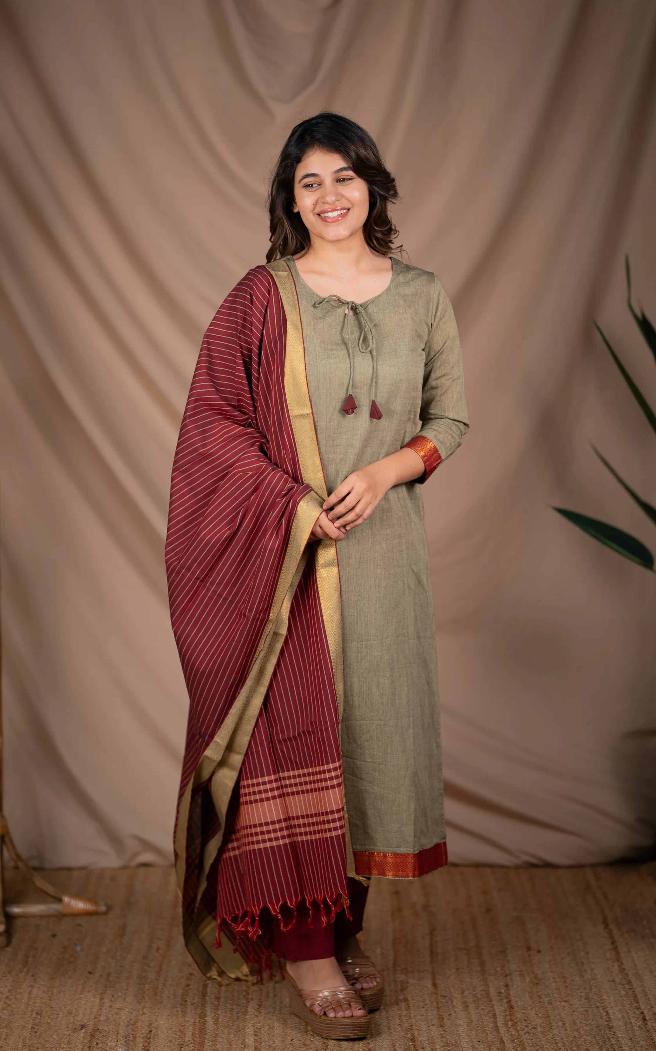 Ashwini C (Kurti Pant Dupatta)