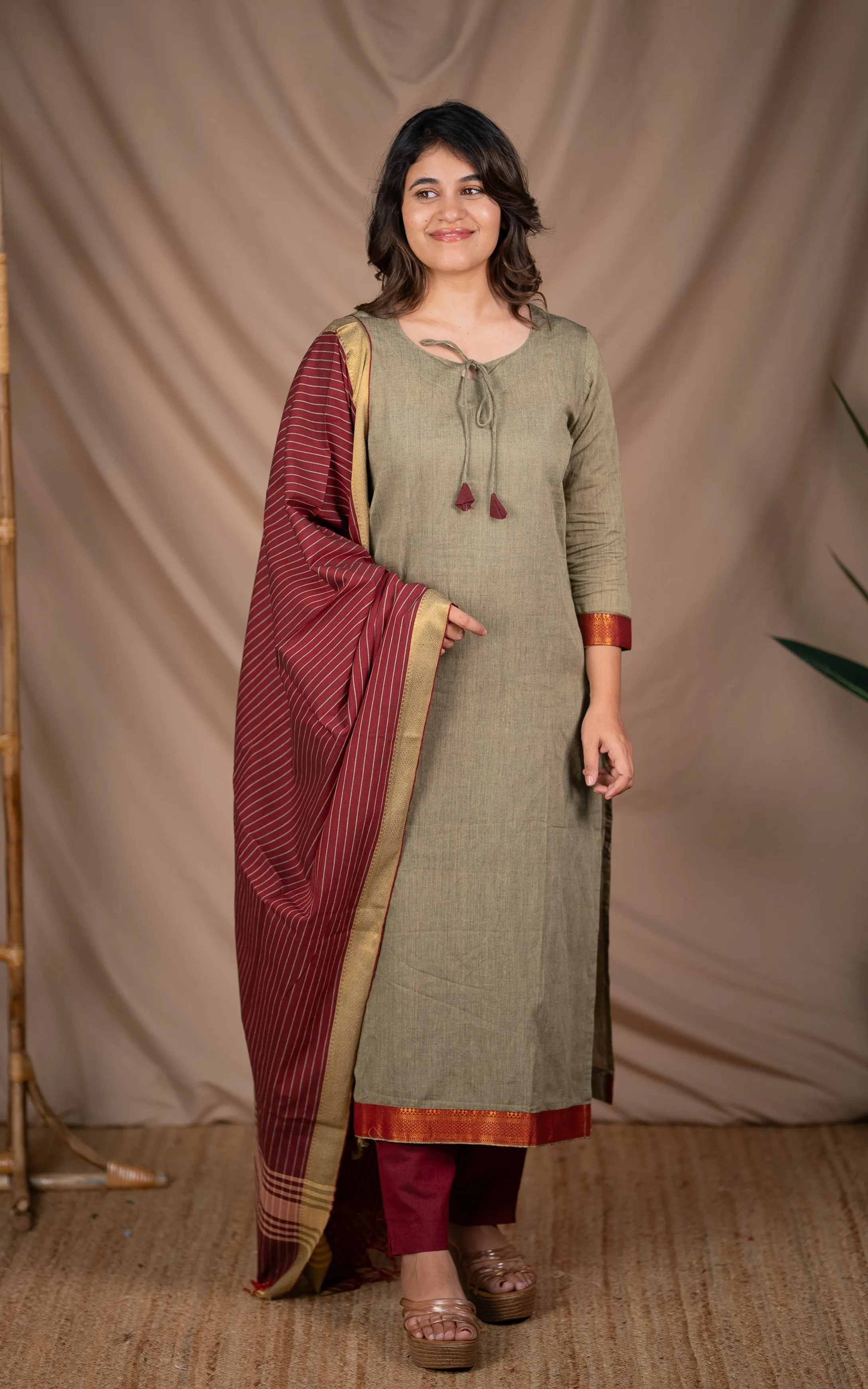 Ashwini C (Kurti Pant Dupatta)