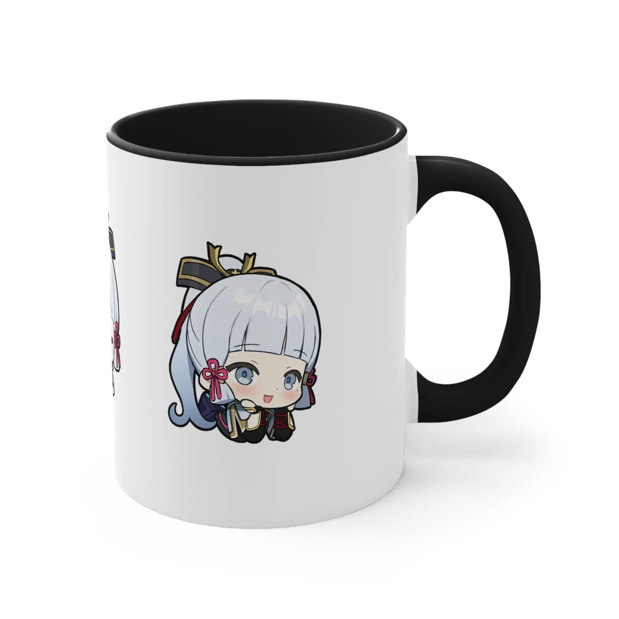 Ayaka Genshin Impact Accent Coffee Mug, 11oz Cups Mugs Cup Gift For Gamer Gifts Game Anime Fanart Fan Birthday Valentine's Christmas