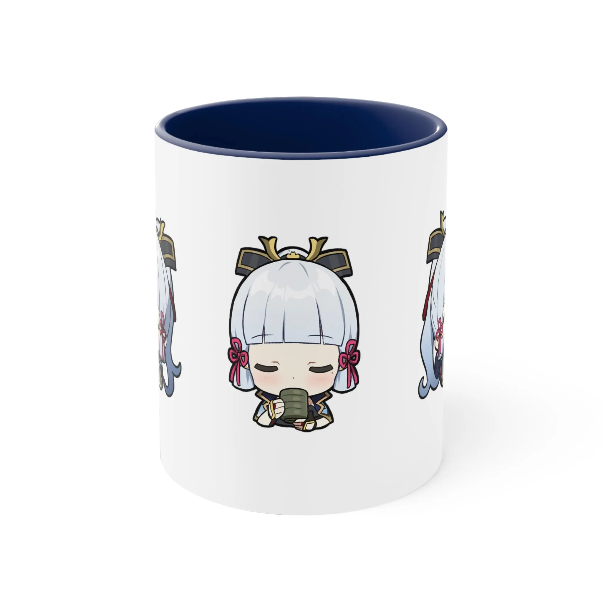 Ayaka Genshin Impact Accent Coffee Mug, 11oz Cups Mugs Cup Gift For Gamer Gifts Game Anime Fanart Fan Birthday Valentine's Christmas