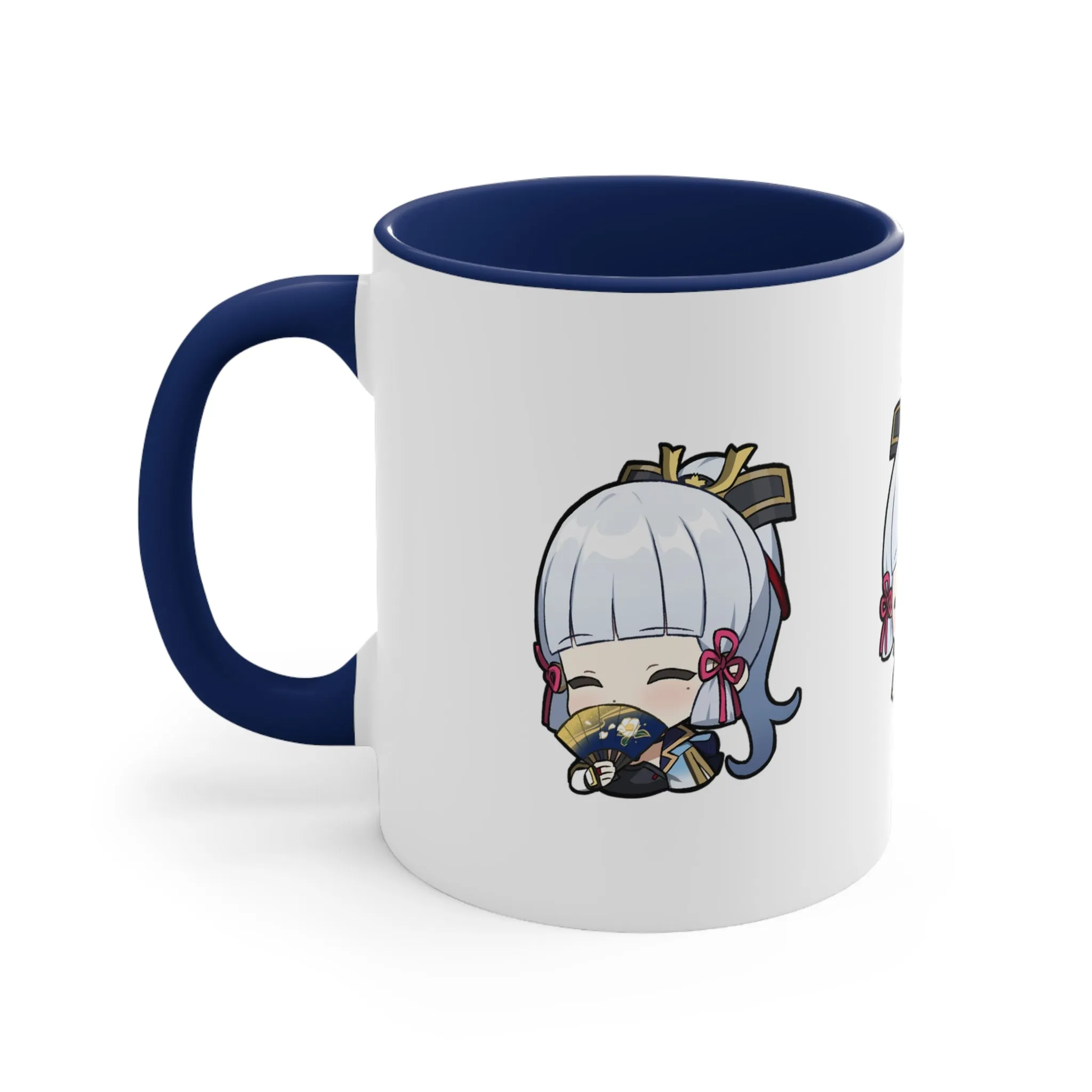 Ayaka Genshin Impact Accent Coffee Mug, 11oz Cups Mugs Cup Gift For Gamer Gifts Game Anime Fanart Fan Birthday Valentine's Christmas