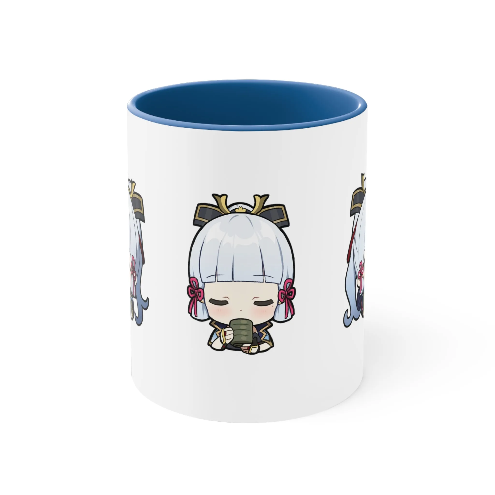 Ayaka Genshin Impact Accent Coffee Mug, 11oz Cups Mugs Cup Gift For Gamer Gifts Game Anime Fanart Fan Birthday Valentine's Christmas