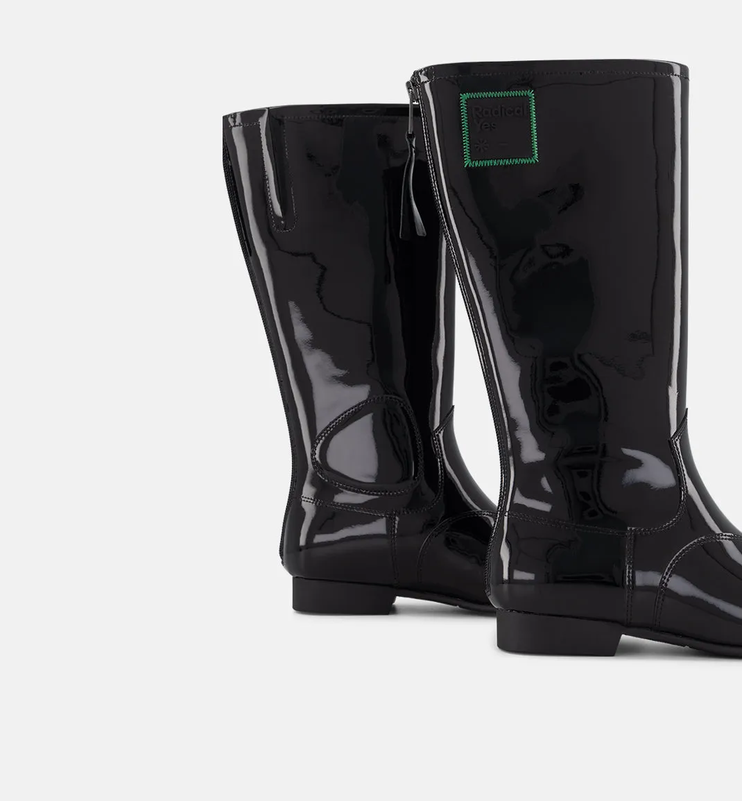 Babka Tall Boot | Patent Black