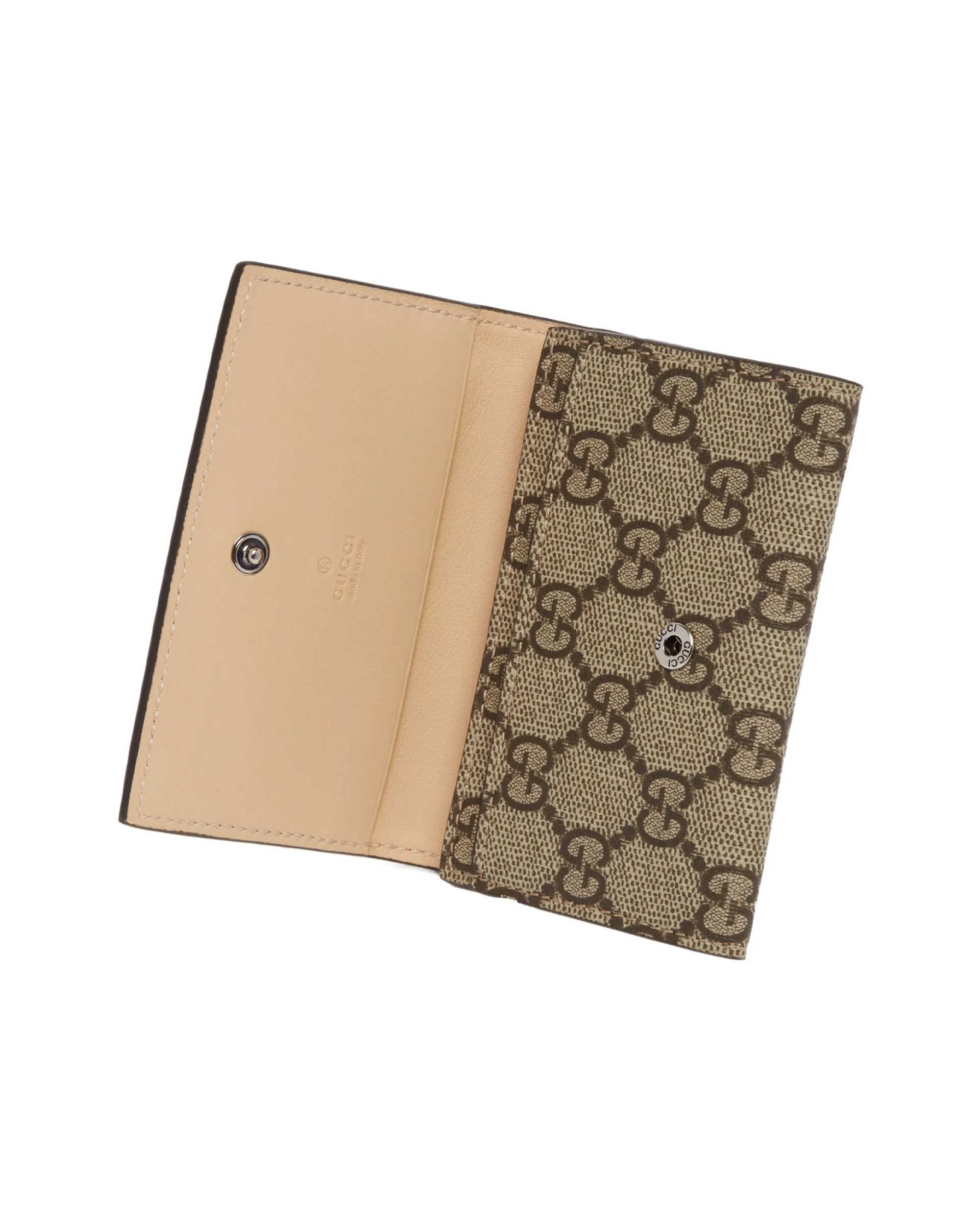 Beige GG Marmont Card Case