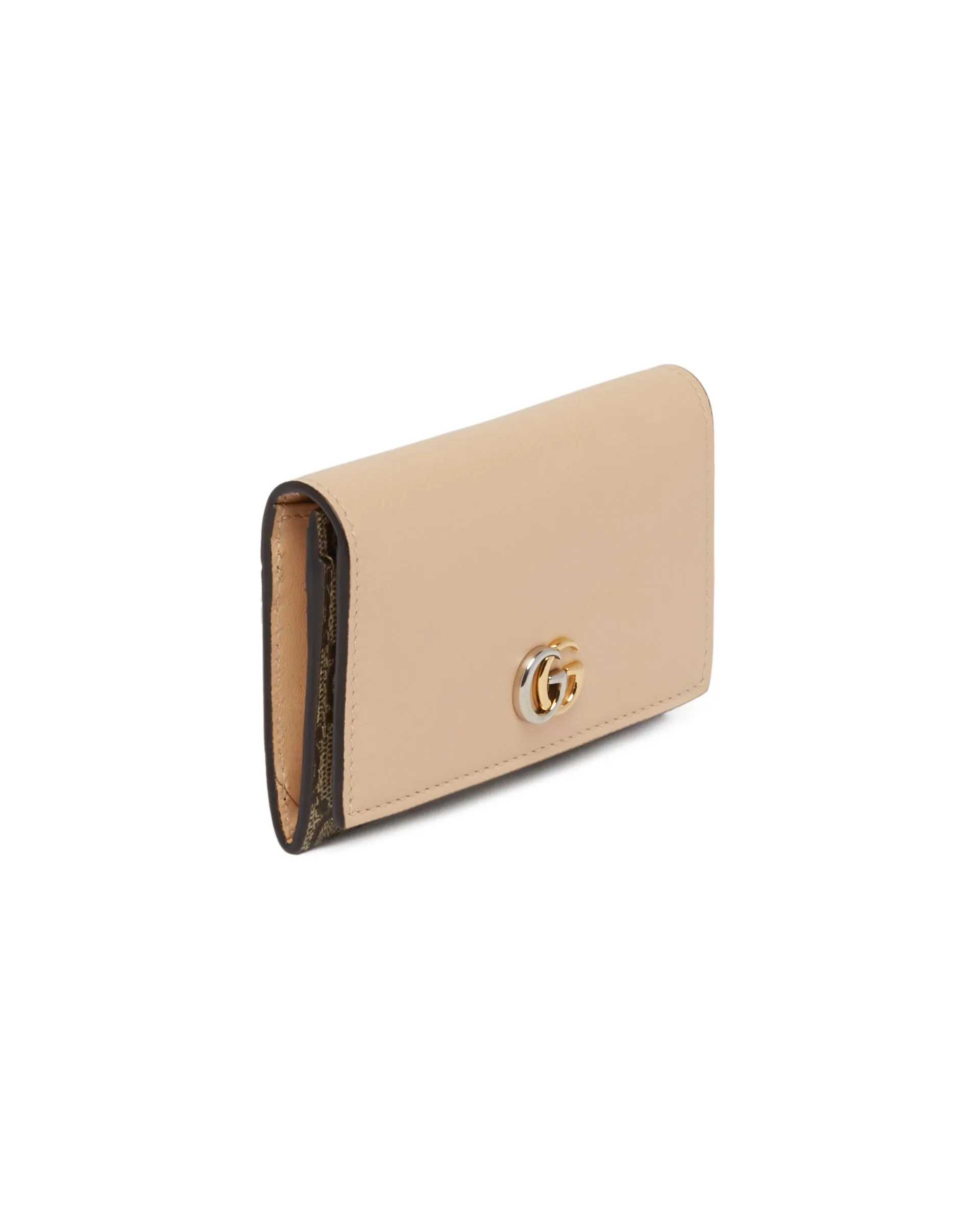 Beige GG Marmont Card Case