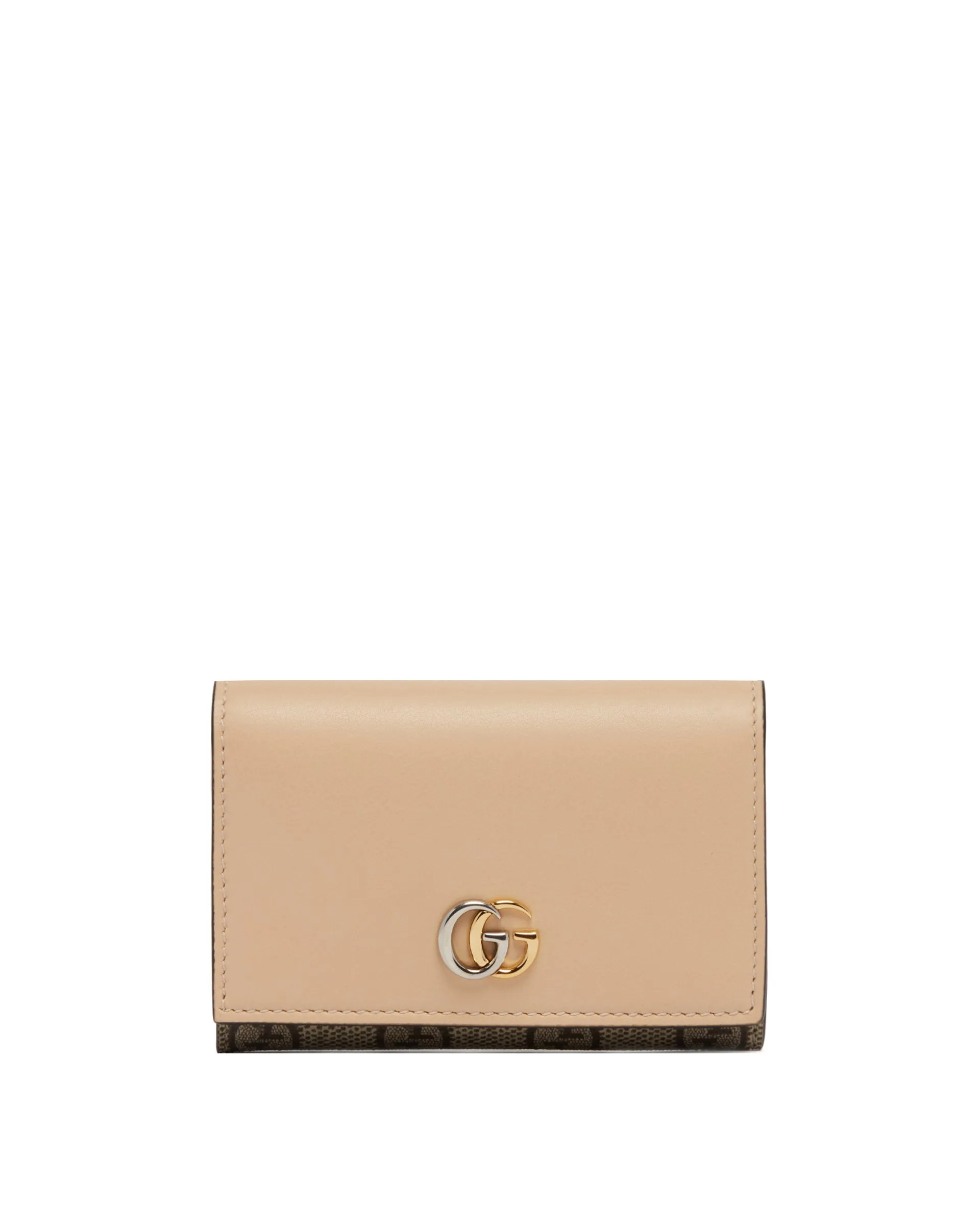 Beige GG Marmont Card Case