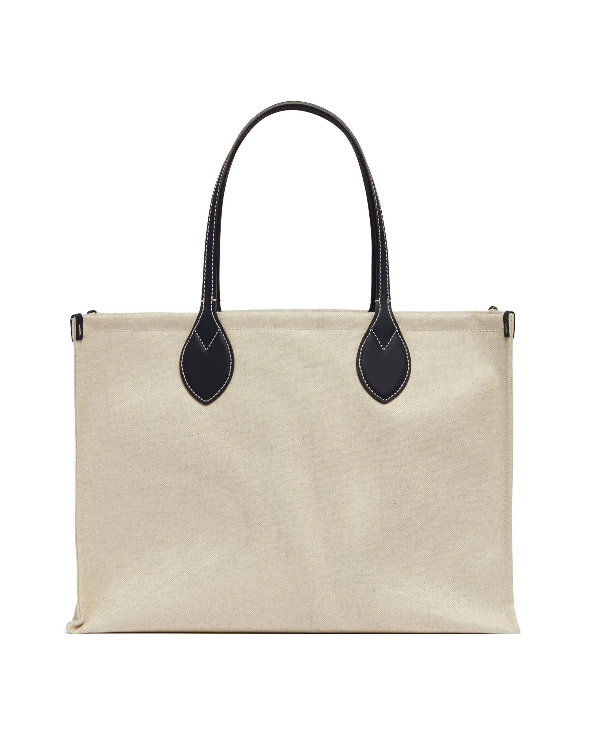 Beige Meidum Logo Tote