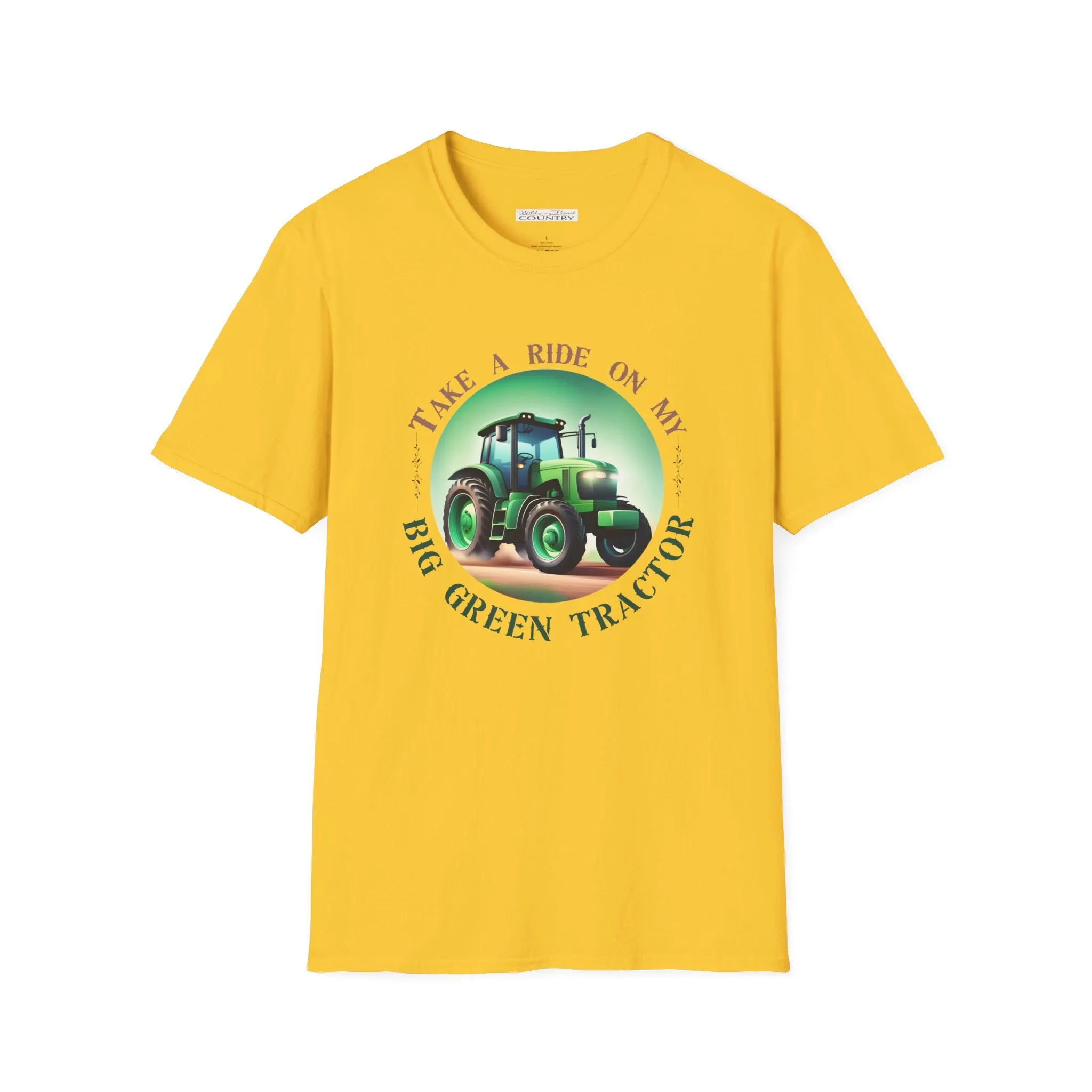 Big Green Tractor T-Shirt - Country music shirt, Western T-shirt, Tractor T-Shirt