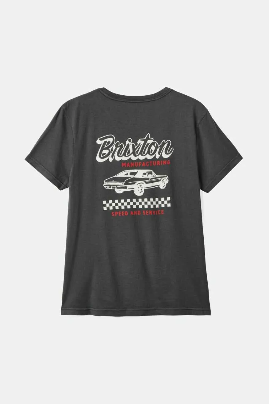 Brixton Speed & Service Fitted Crew T-Shirt