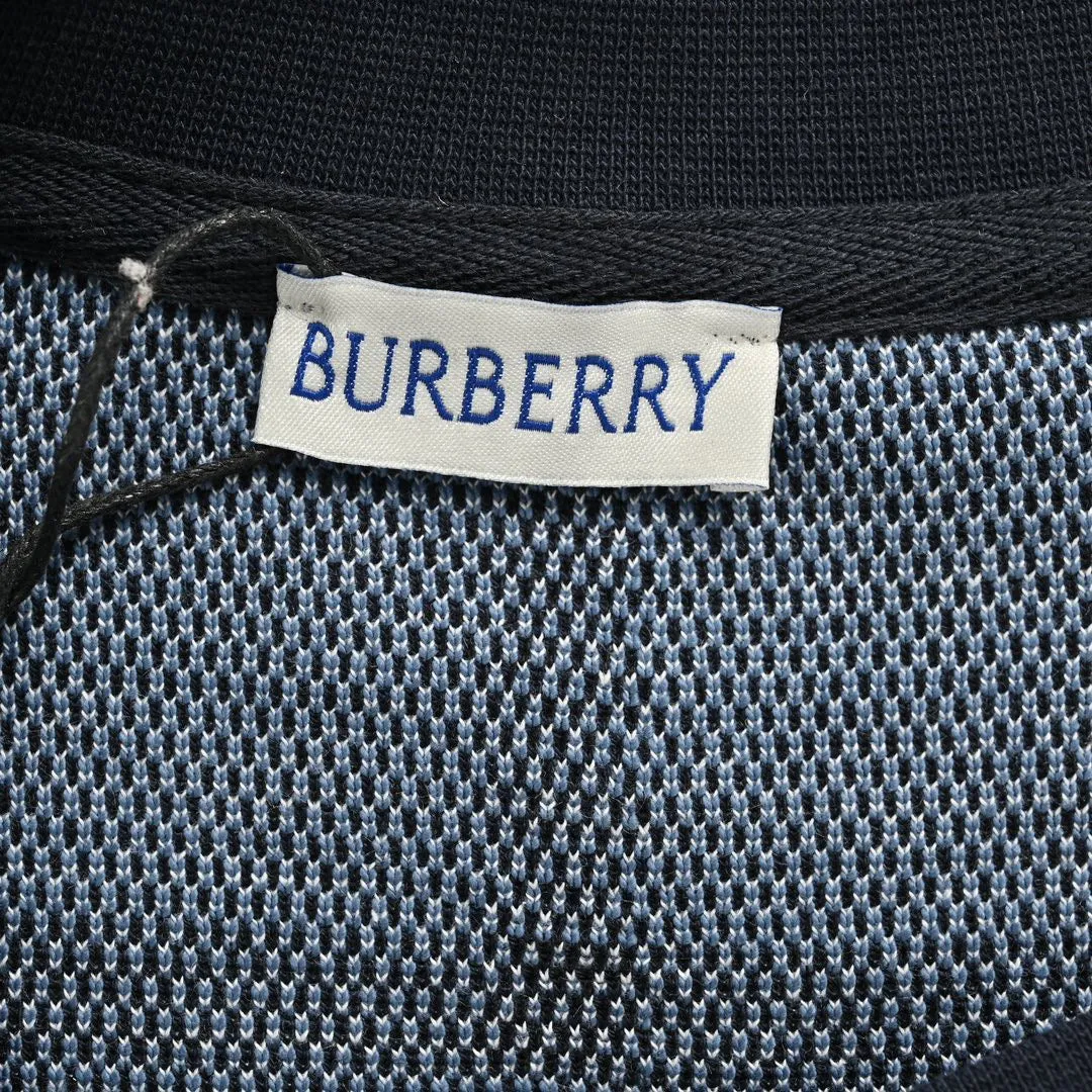 Burberry Navy Check T-Shirt