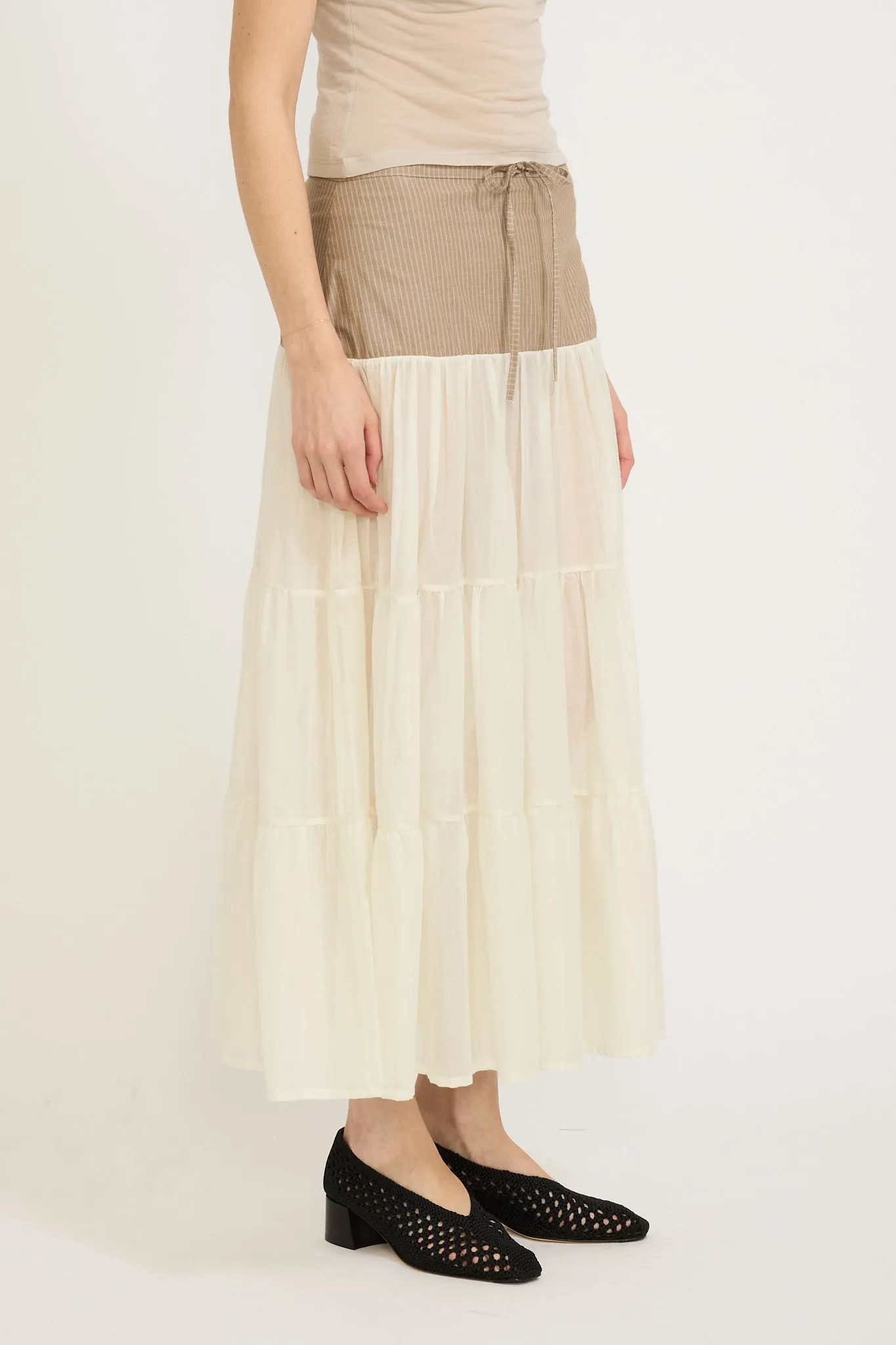 Calabria Skirt Ecru