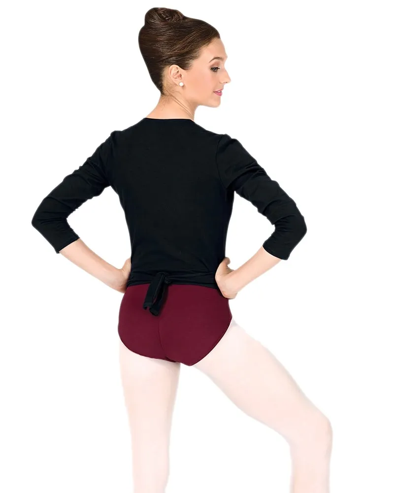 Capezio Classic Long Sleeve Wrap Top - CC850 Womens