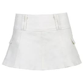 Cargo Mini Skirt with Side Pockets