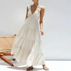 Celeste - Sleeveless maxi dress