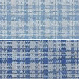 Checkered Jacquard Denim Fabric