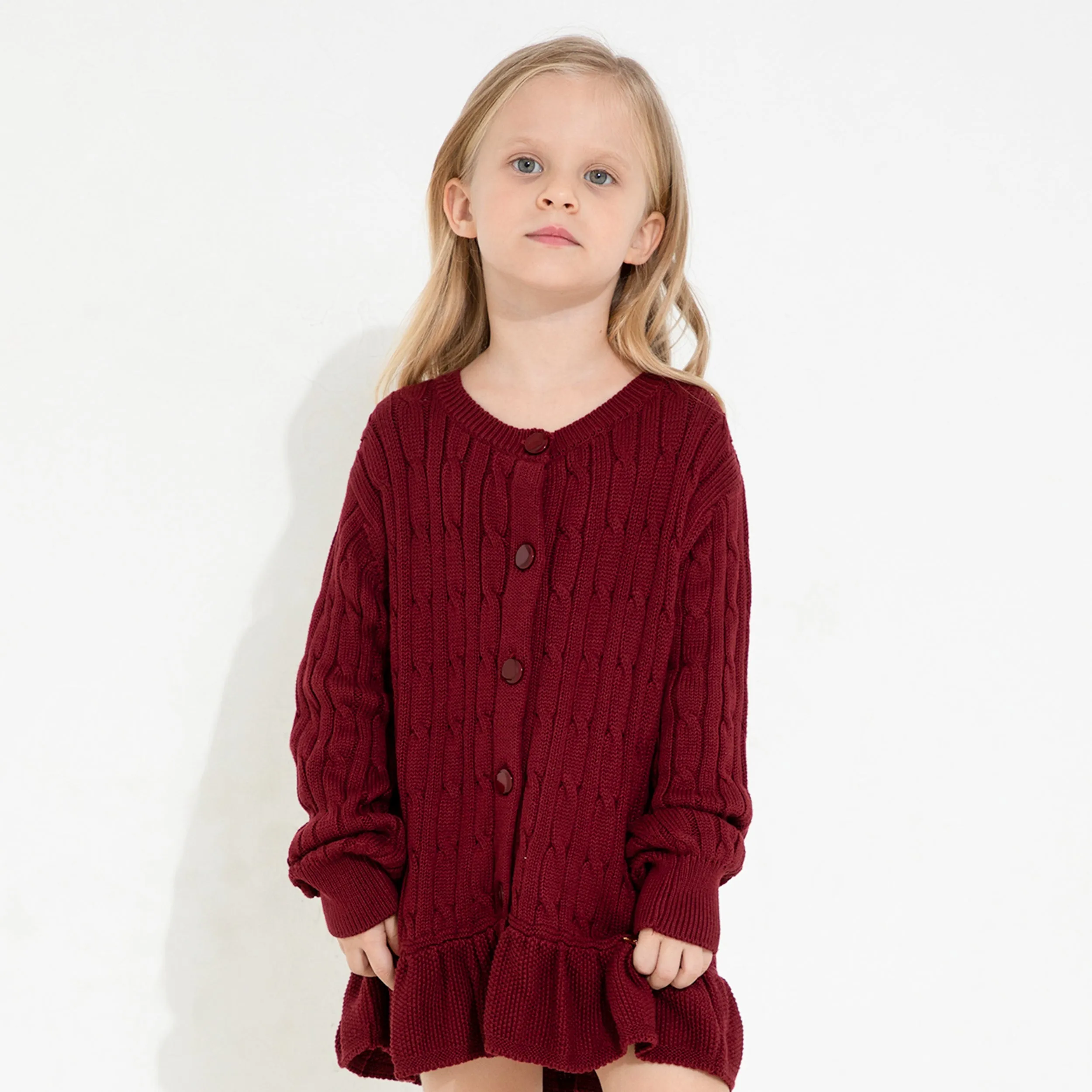 Cherry Flared Sweater