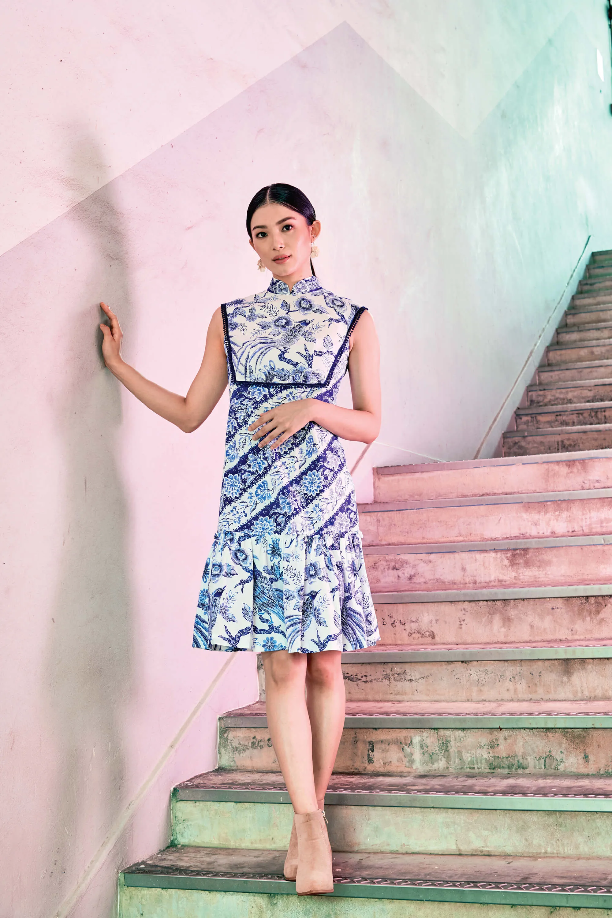 CHINOISERIE CHEONGSAM DRESS