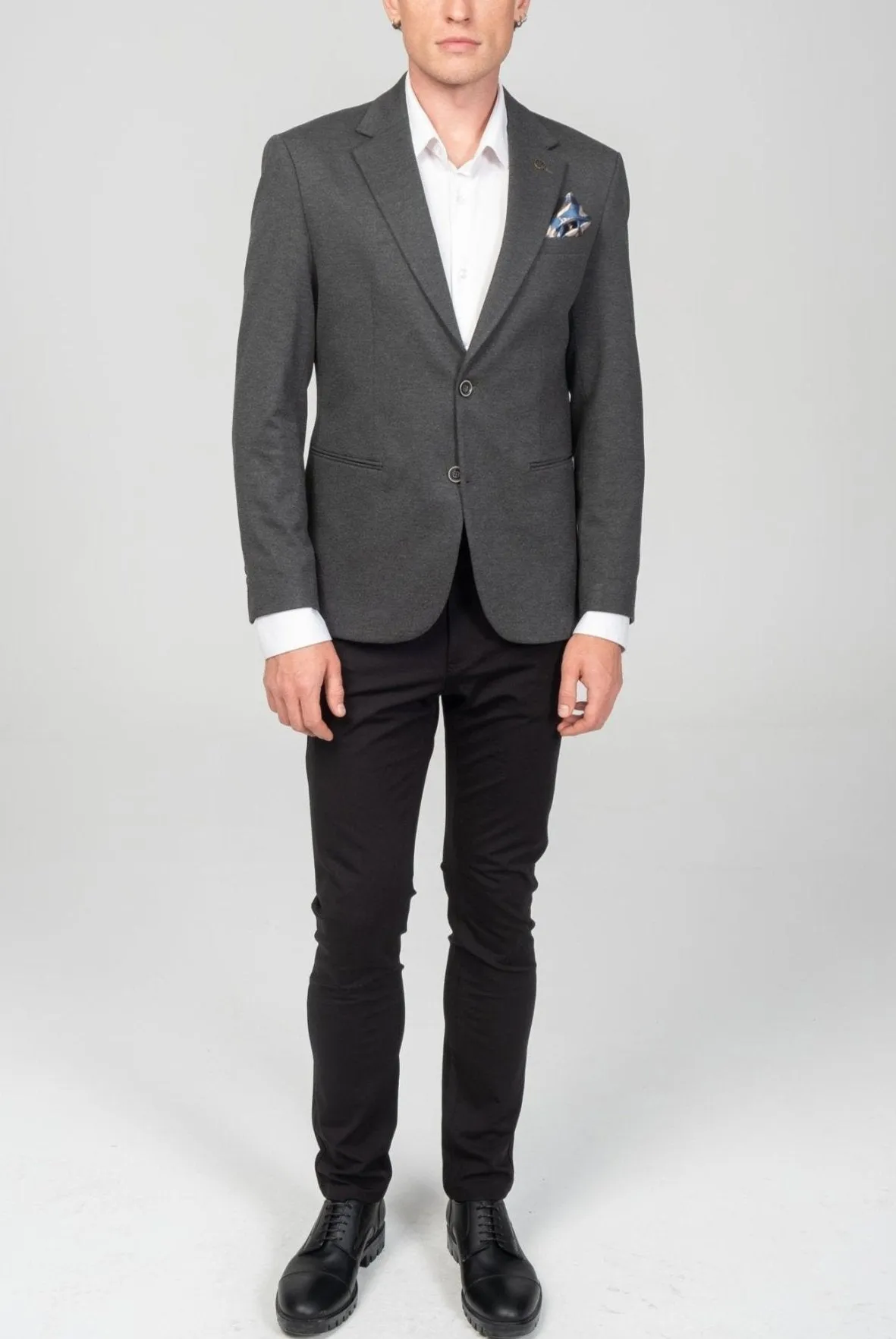 Classic Fit Blazer - Anthracite