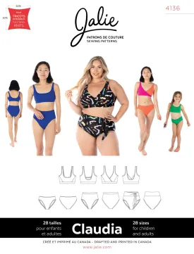 Claudia Bikini Sewing Pattern by Jalie