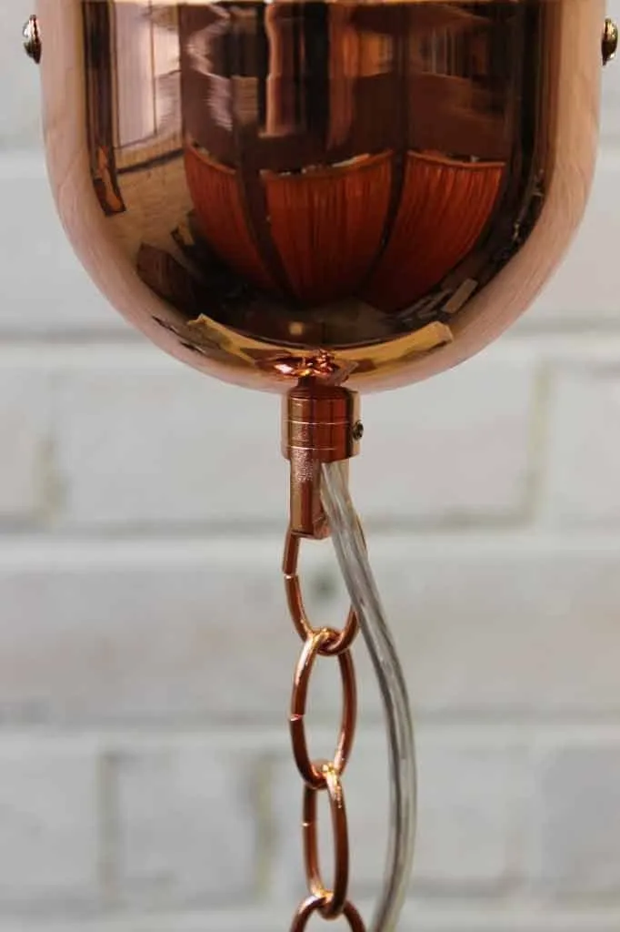 Copper Dome Pendant Light