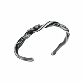 Dead Branches Shape Tibetan Silver Bracelet