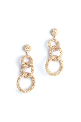 Deepa Gurnani Ember Earring - Beige