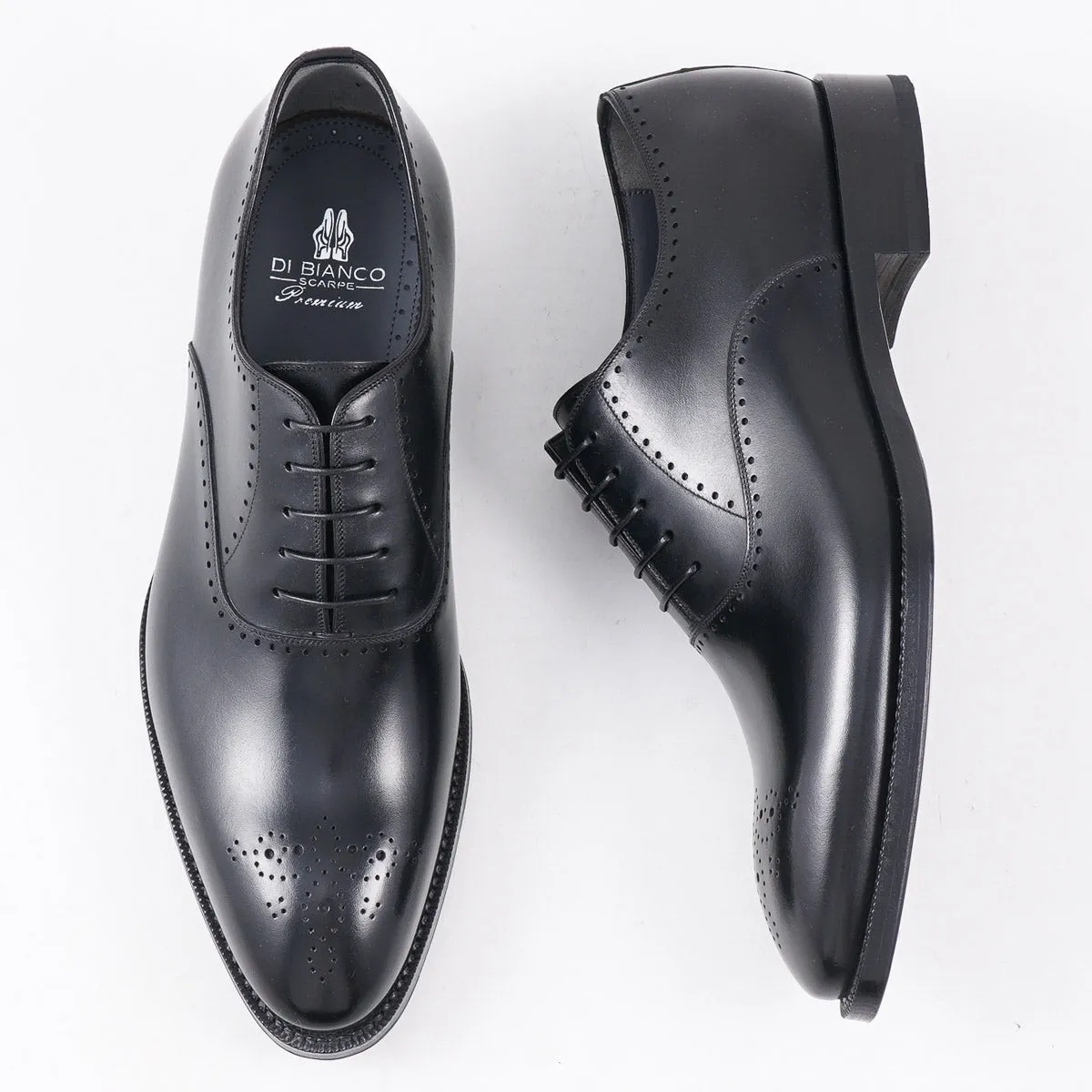 di Bianco 'Ancona' Black Calf Oxford