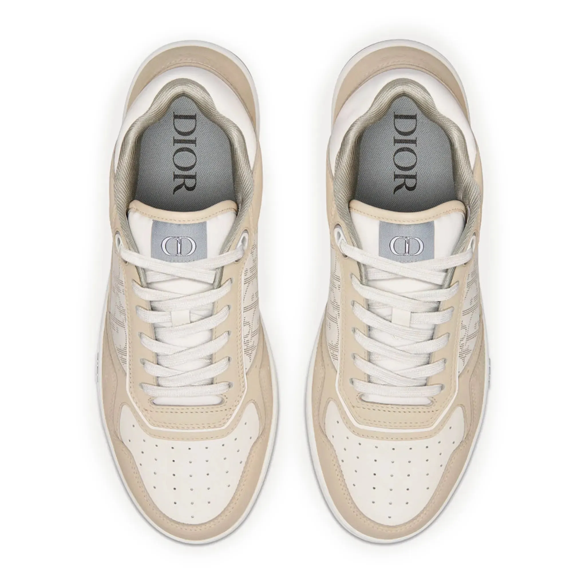 Dior B27 Oblique Galaxy Beige White Low Top Sneaker