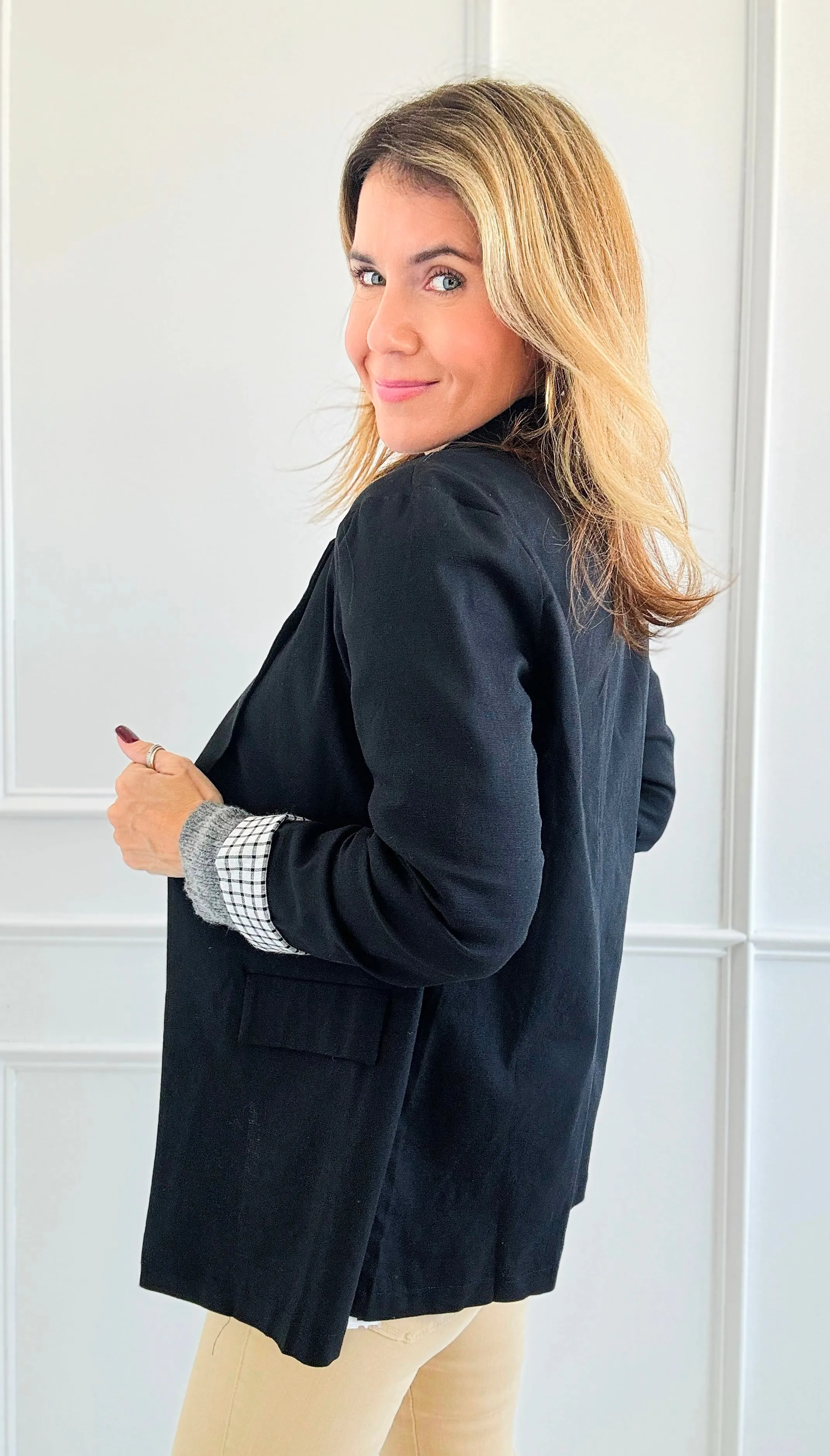 Downtown Chic Blazer - Black