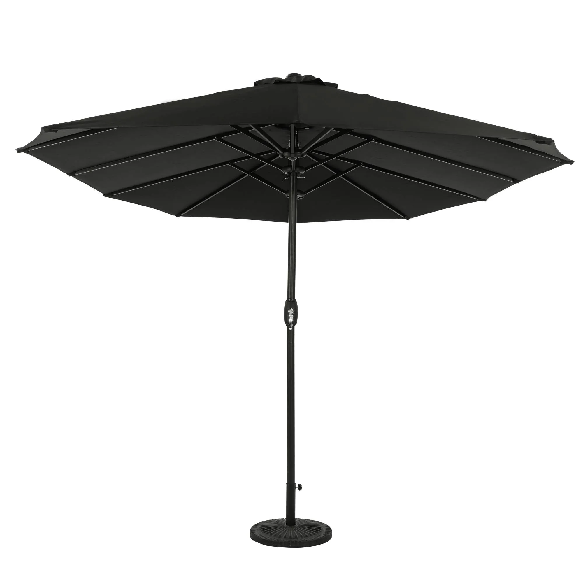 Eclipse 15-ft Oval Dual Market Umbrella - Polyester Canopy