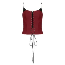 Elegant Vintage Lace-Up Corset