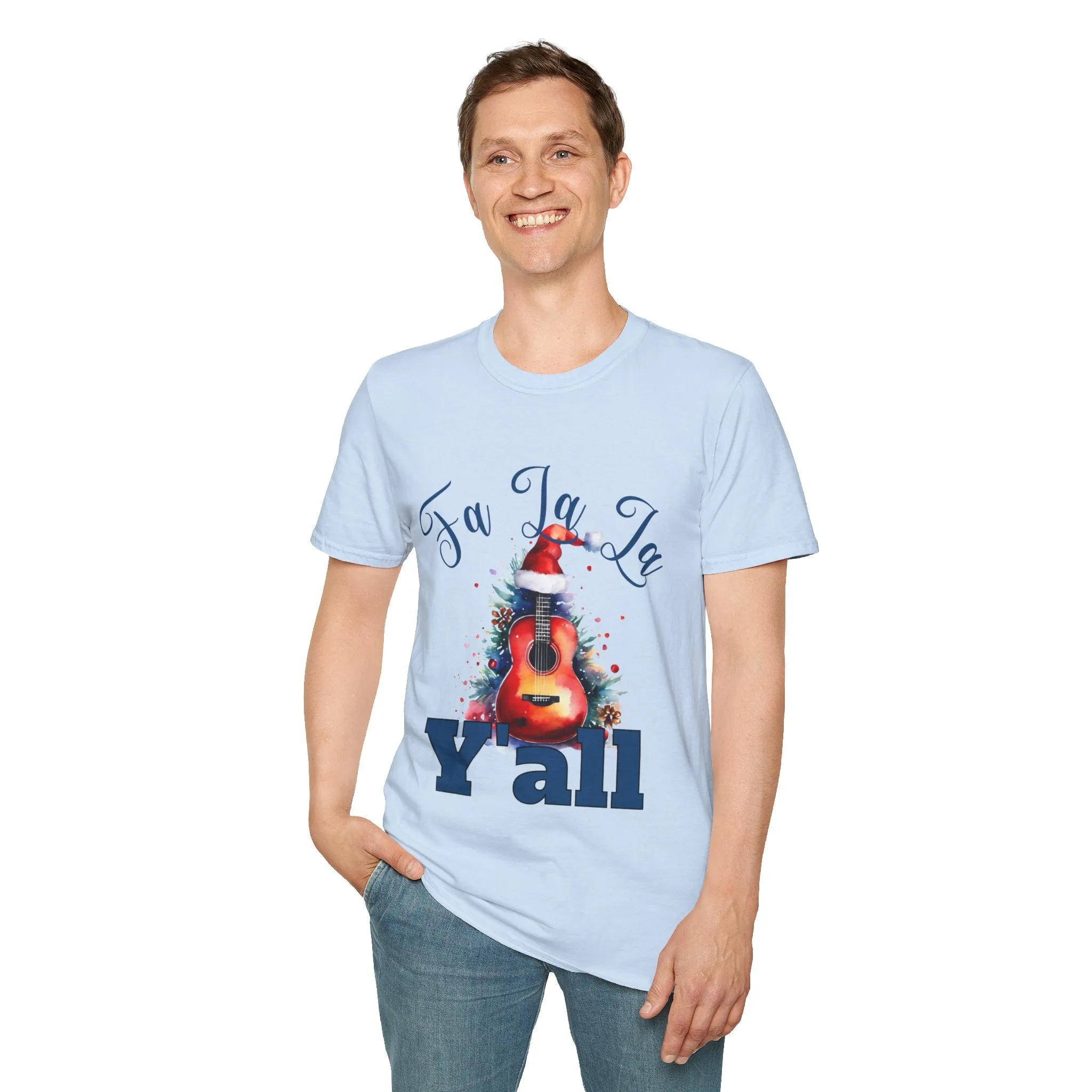 Fa La La Y’all - Musical Christmas Cheer Tee, Christmas T-Shirt, Country Christmas shirt