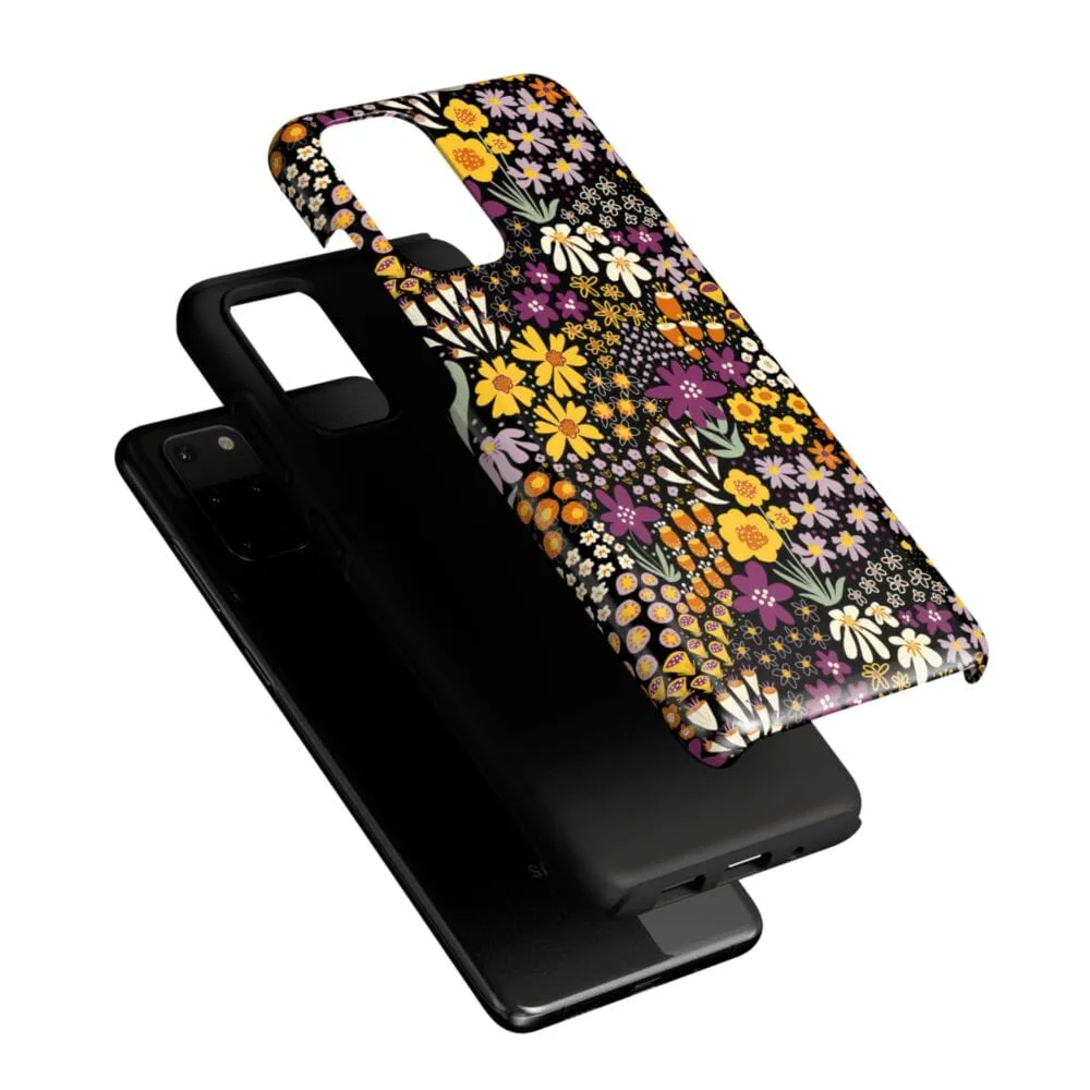 Falling for You | Plum Floral Samsung Case