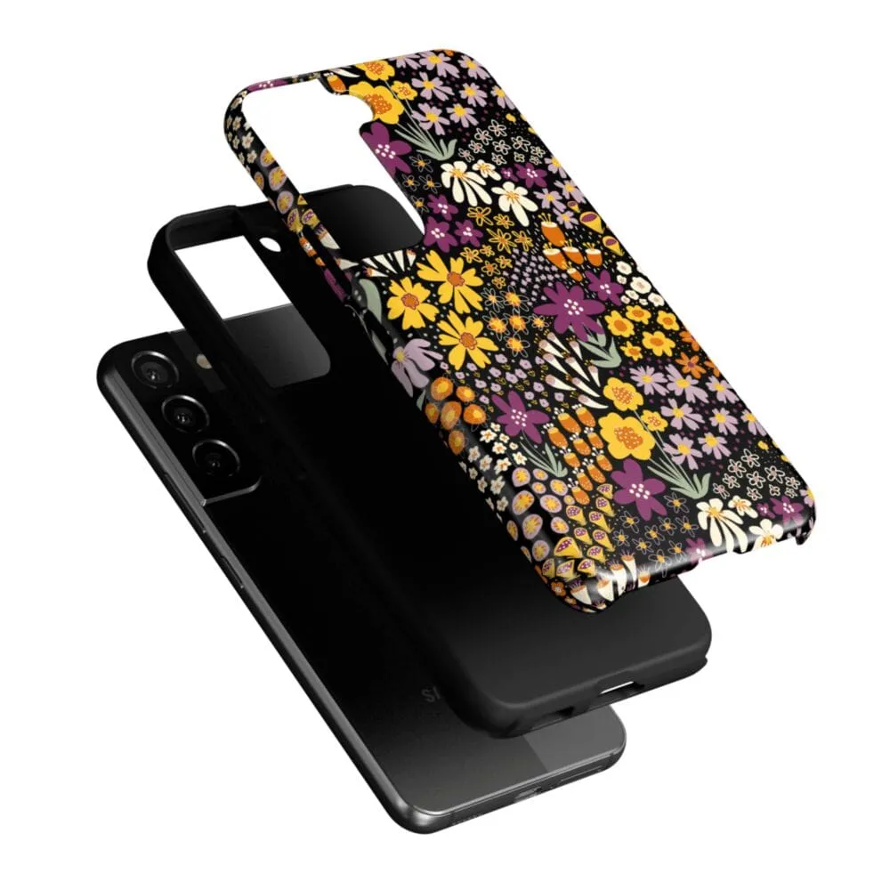 Falling for You | Plum Floral Samsung Case