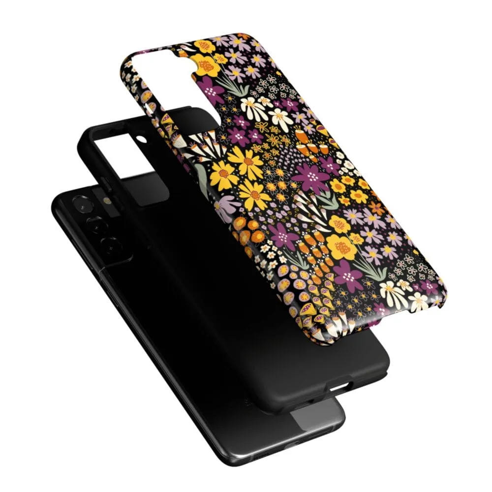 Falling for You | Plum Floral Samsung Case