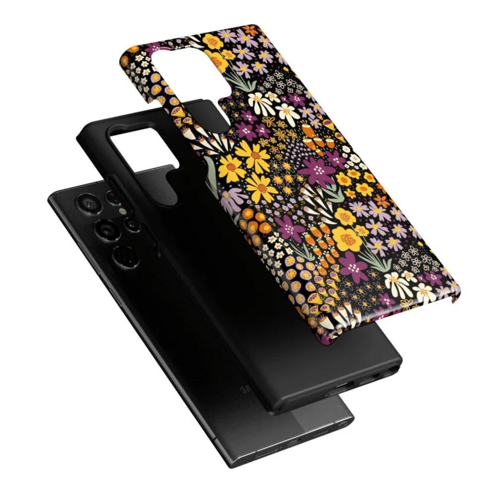 Falling for You | Plum Floral Samsung Case