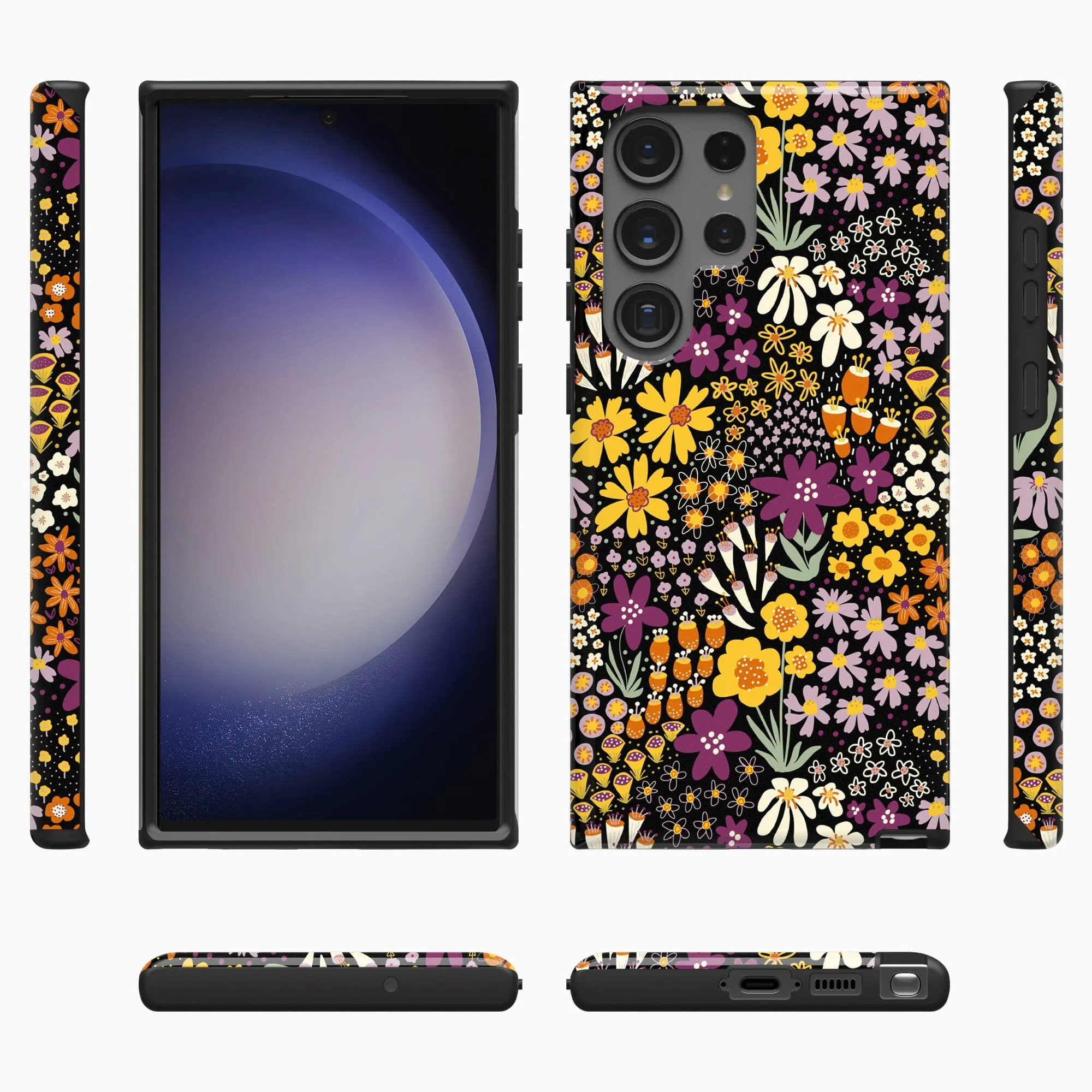 Falling for You | Plum Floral Samsung Case