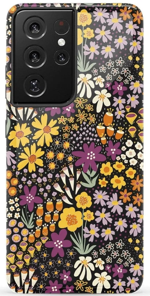 Falling for You | Plum Floral Samsung Case