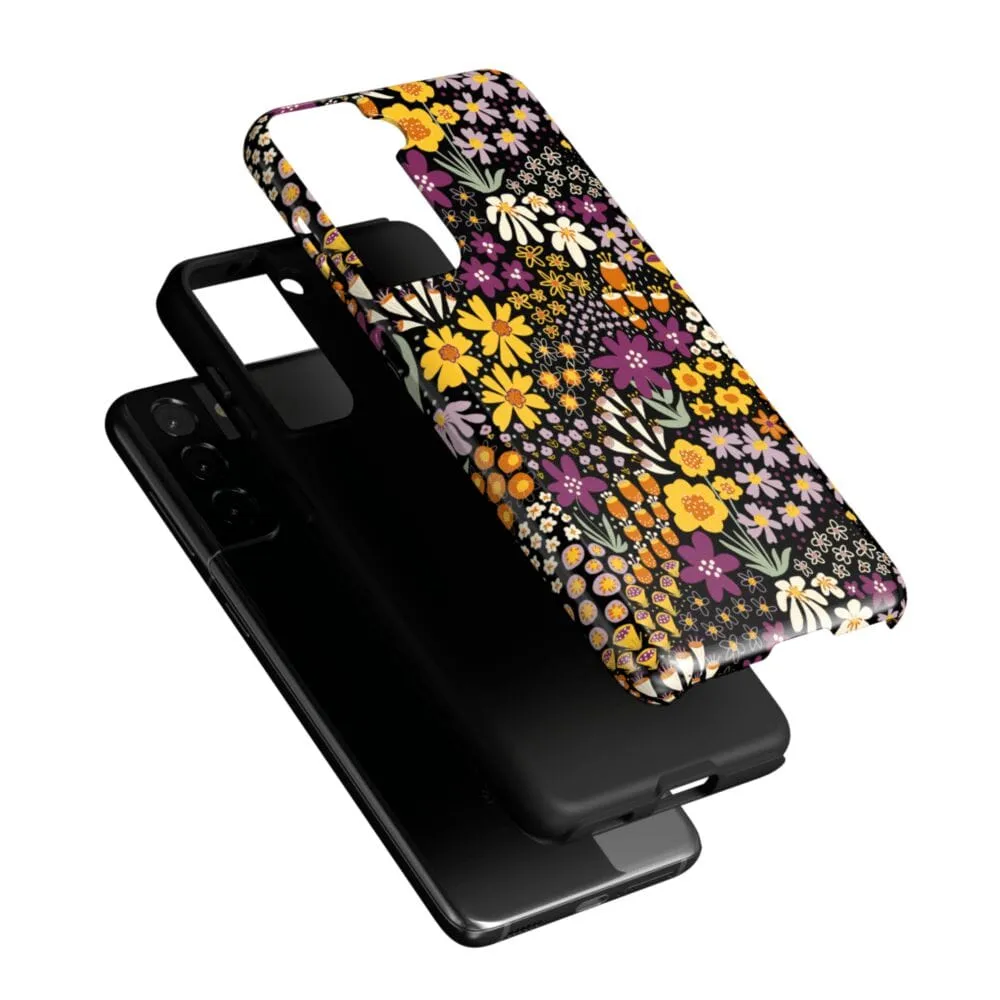 Falling for You | Plum Floral Samsung Case